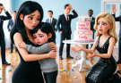 Part1:I returned from my overseas law firm to find my daughter sitting in a corner at her own birthday party, her leg in a hidden cast and tears in her eyes. My sister whispered, “She fell, don’t ruin the party mood.” Then I saw my sister’s son wearing my daughter’s expensive jewelry, bragging about “pushing the loser down the basement stairs.” I didn’t make a scene. I just walked to the DJ’s mic and announced…. My sister’s smile didn’t just fade—it vanished